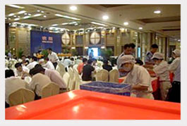 快餐现场分餐，活动现场分餐