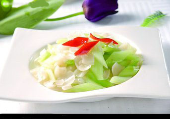 西芹百合的做法