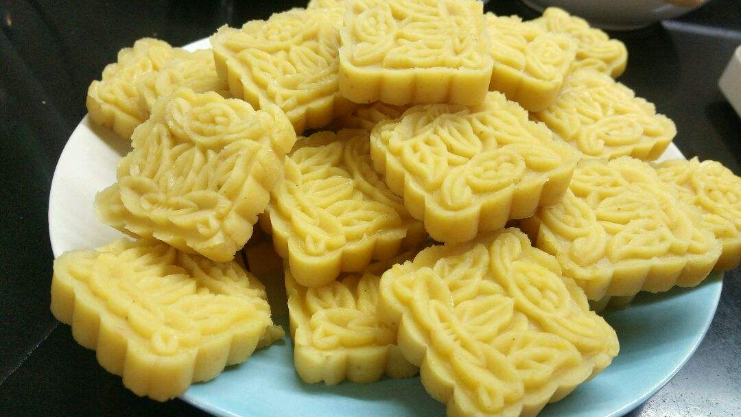 「0失败绿豆糕教程」亲手制作绿豆糕，端午节送礼情意满满