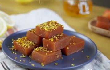 美味山楂桂花糕的做法，过年促消化解油腻